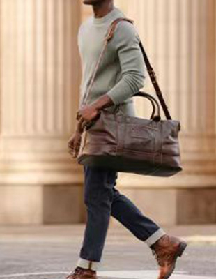 Sacs à dos en cuir OEM pour hommes