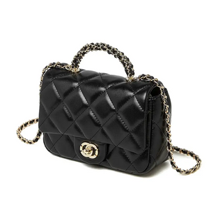 Guangzhou en gros New Retro Retro Great Le cuir en cuir métal métal diamant sac à main polyvalent épaule crossbody