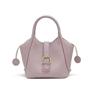 Sac de panier en cuir authentique personnalisé sac à godet de haute qualité épaule femme crossbodybag à main pour femmes de style de style Ins Style